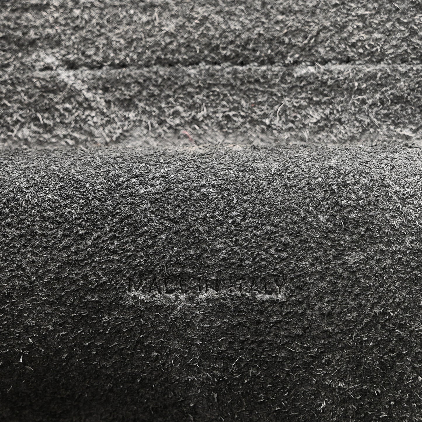 Grained Calfskin Micro Belt Bag Grey