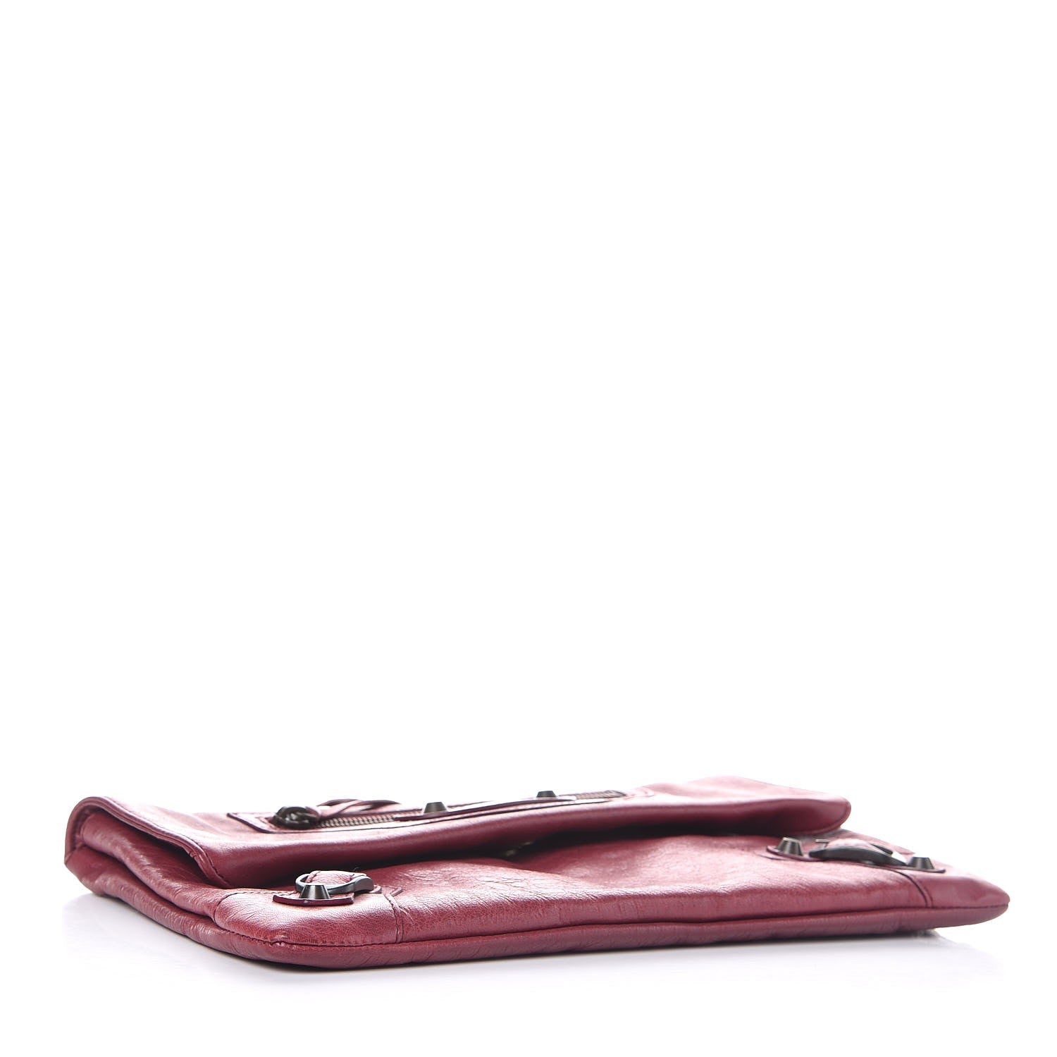 Balenciaga Agneau Classic Hardware Envelope Clutch Cassis 4 of 8