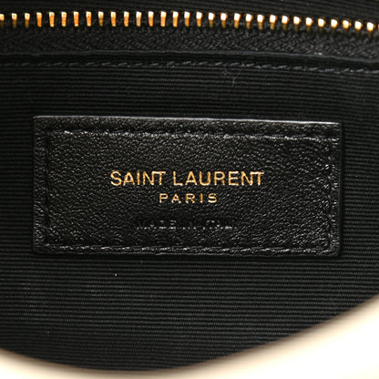 Saint Laurent Lambskin Quilted Toy Loulou Puffer Monogram Chain Satchel Crema Soft 5 of 10