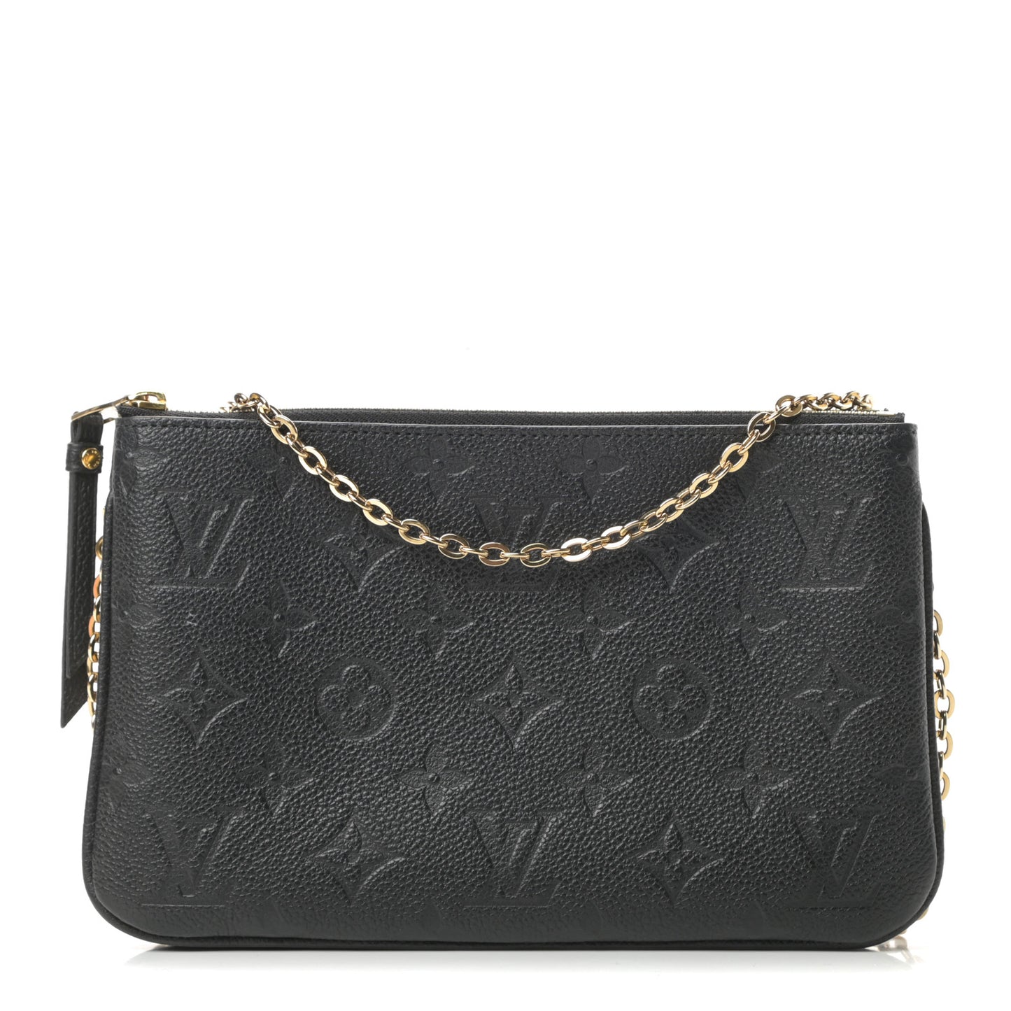 Empreinte Double Zip Pochette Black
