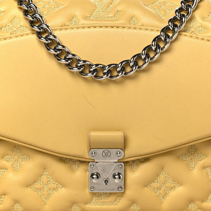 Louis Vuitton Lambskin Mama Broderie Pochette Jaune Pale 7 of 11