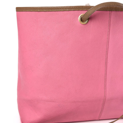 Saint Laurent Calfskin Medium Neo Double Reversible Tote Dark Beige Pink 34 of 51