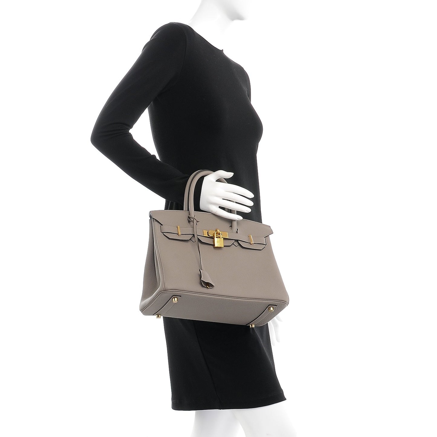 Togo Birkin 30 Gris Asphalte