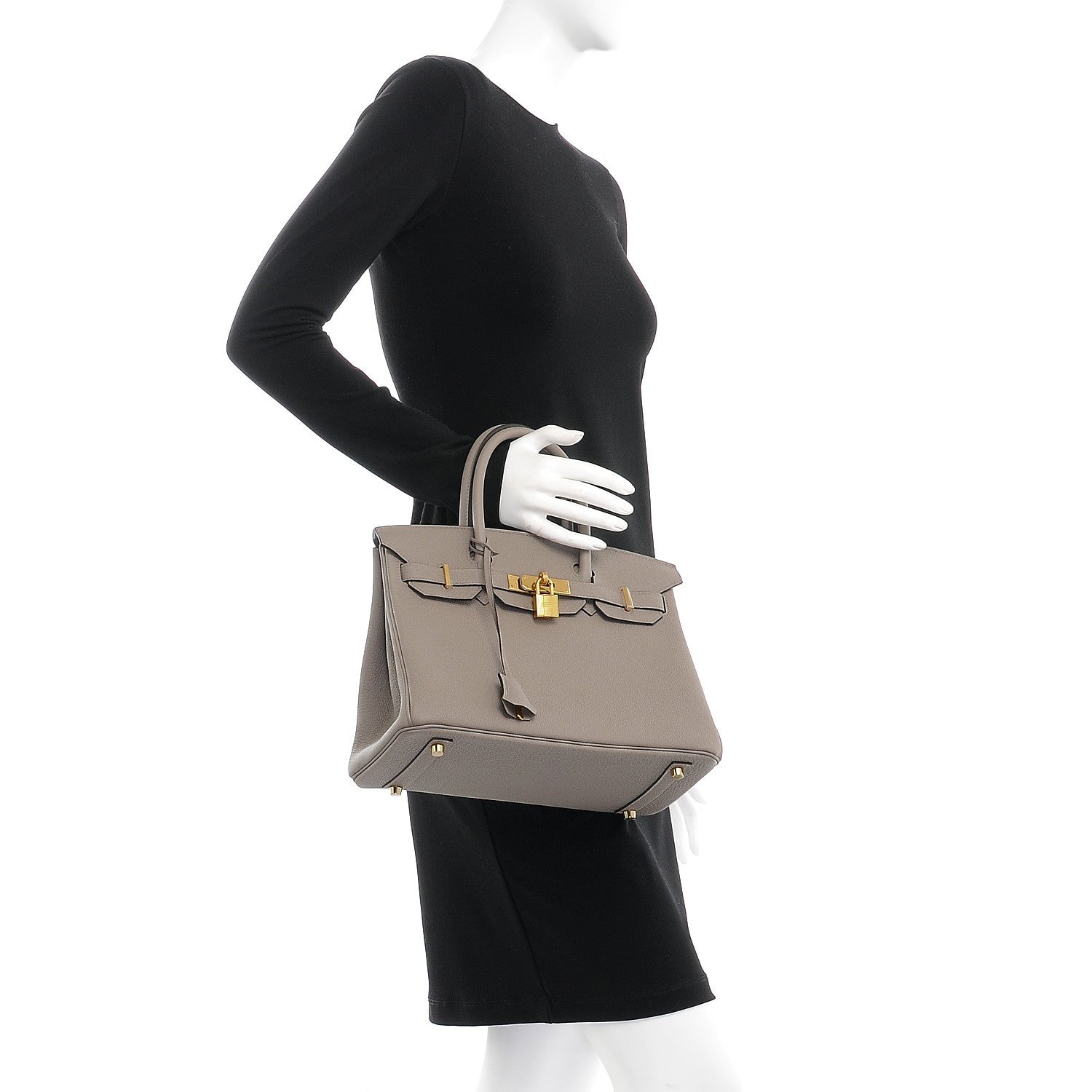 Hermes Togo Birkin 30 Gris Asphalte 2 of 35
