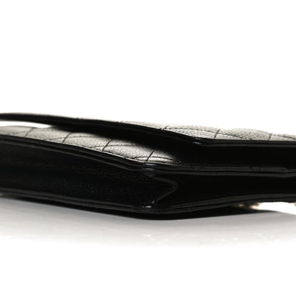 Chanel Caviar Quilted Wallet On Chain WOC Black 9 of 10