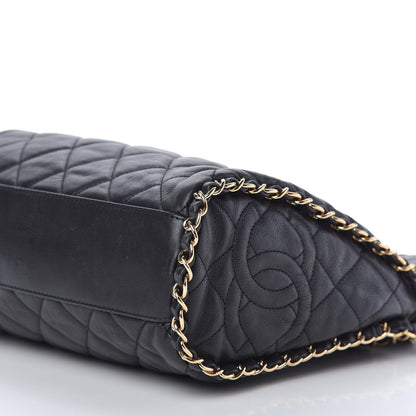Chanel Calfskin Quilted Medium Chain Me Hobo Black 7 of 10