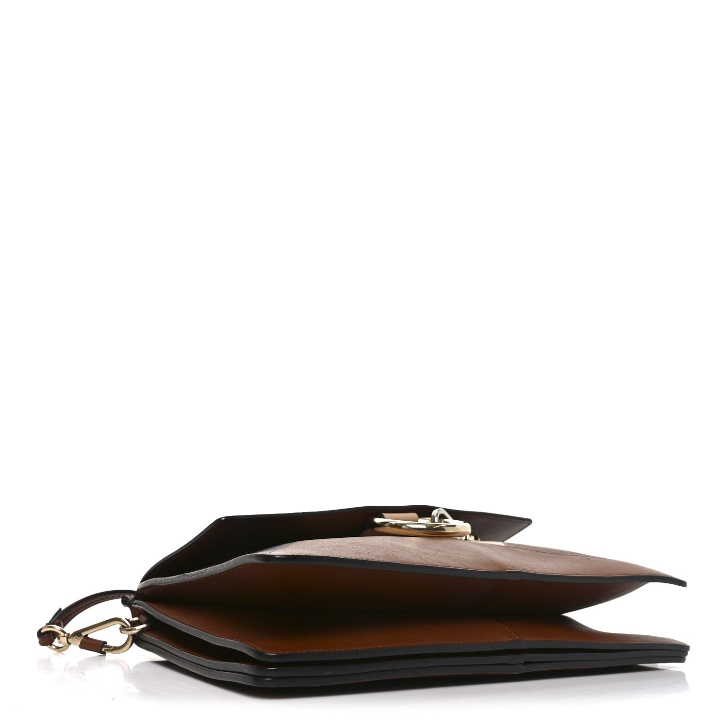 Chloe Smooth Calfskin Patchwork Medium Faye Shoulder Bag Light Tan 4 of 9