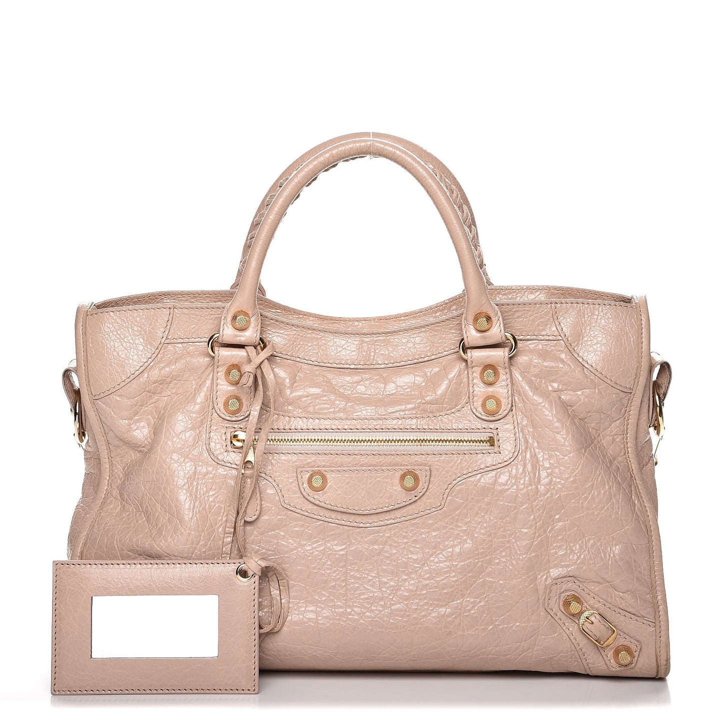 Agneau Giant 12 Gold Hardware City Rose Aubepine Rose Light
