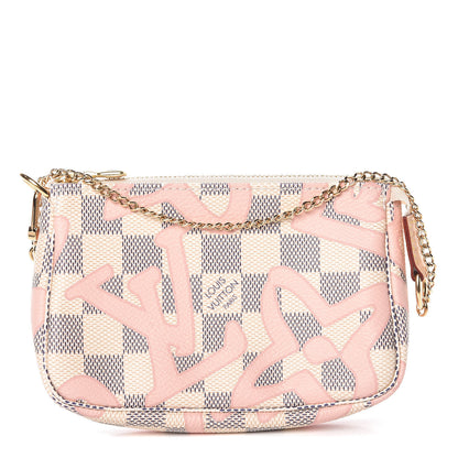 Louis Vuitton Damier Azur Tahitienne Mini Pochette Accessories 1 of 10