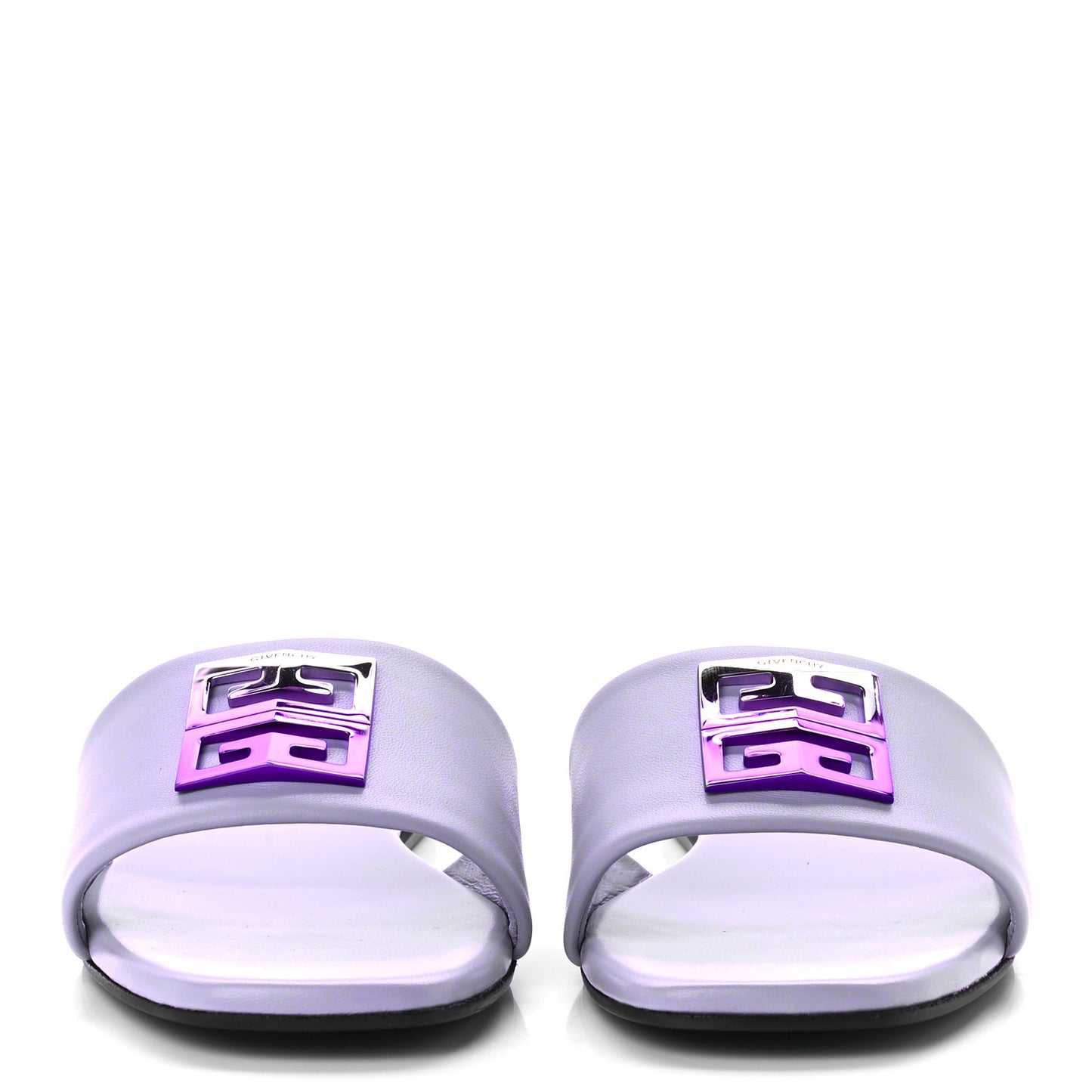 Lambskin 4G Flat Sandals 40 Lilac