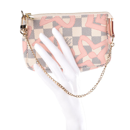 Louis Vuitton Damier Azur Tahitienne Mini Pochette Accessories 2 of 9