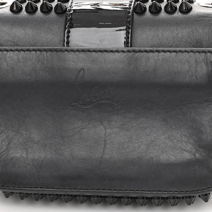 Christian Louboutin Calfskin Spikes Sweety Charity Crossbody Bag Black 11 of 13