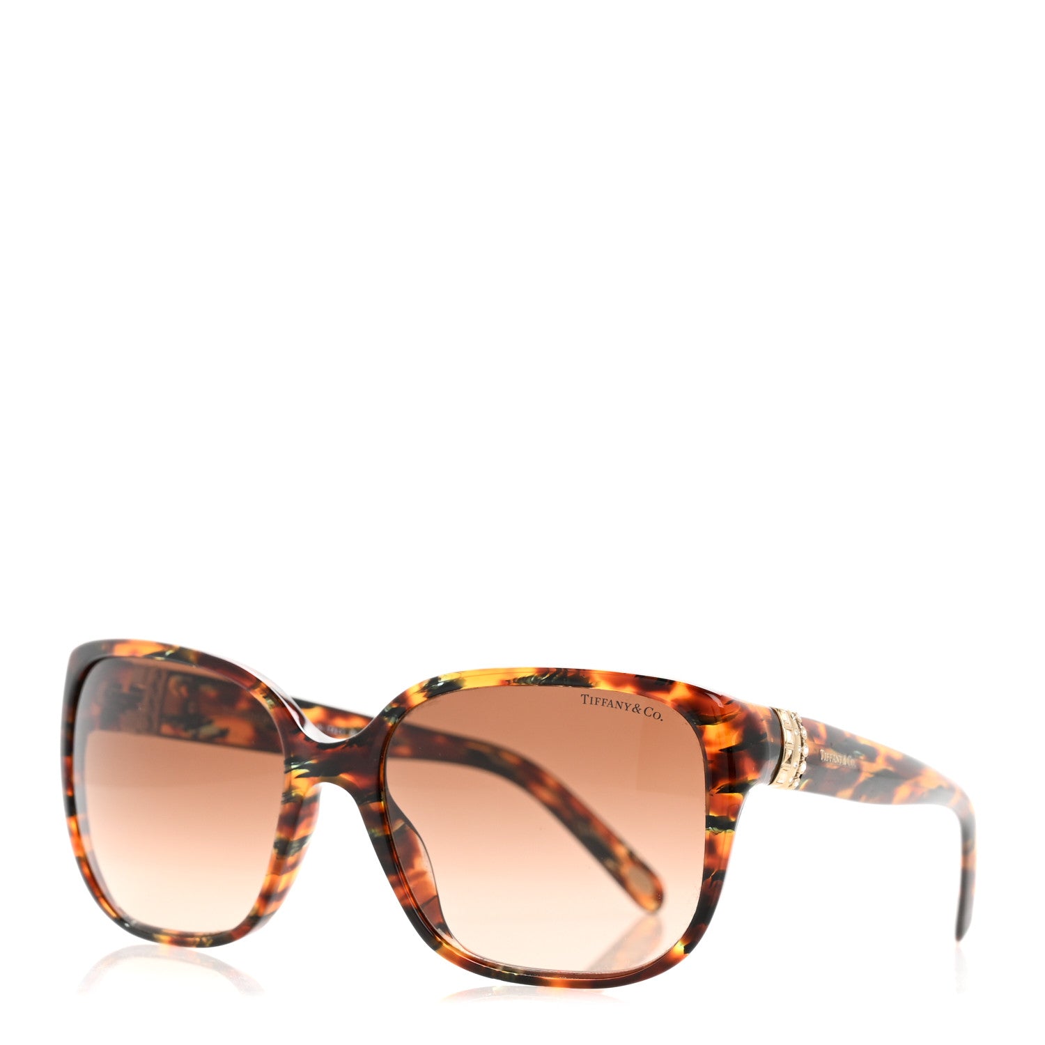 Tiffany Crystal TF4078-B Sunglasses Havana 2 of 18