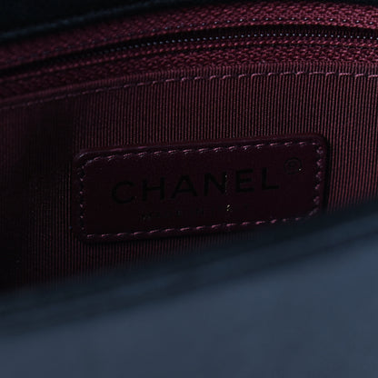 Chanel Sheepskin Quilted Medium Vintage Mademoiselle Flap Black 9 of 11