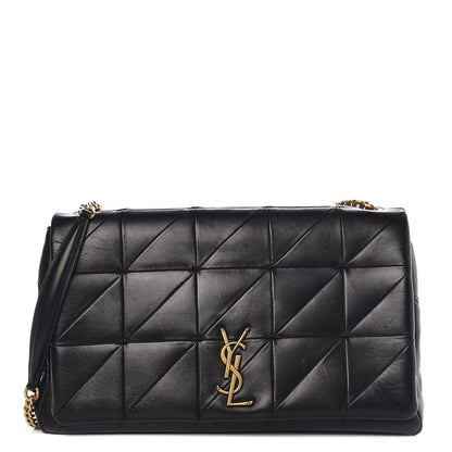 Saint Laurent Lambskin Patchwork Monogram Large Jamie Black 1 of 11