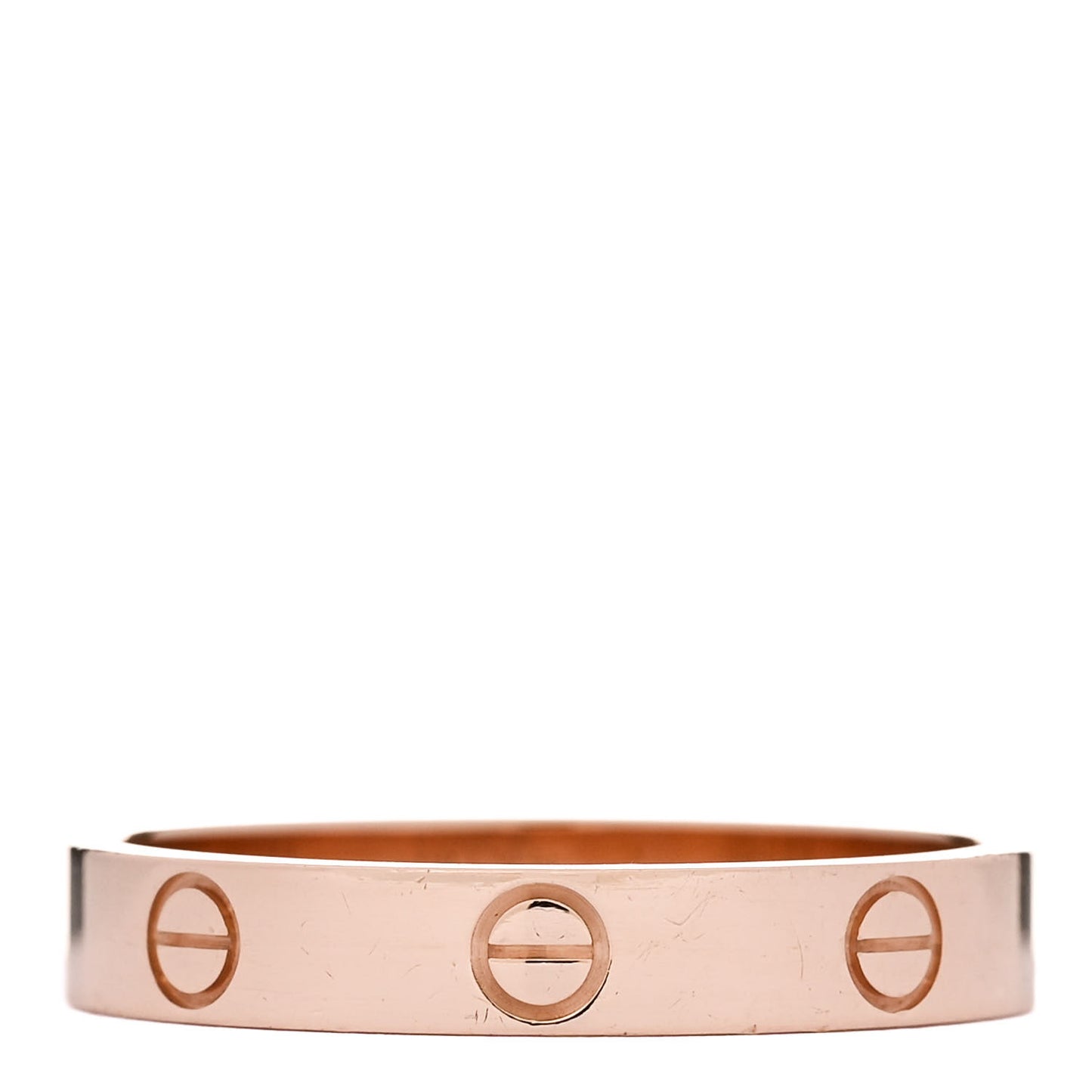 18K Pink Gold 3.5mm LOVE Wedding Band Ring 60 9.25