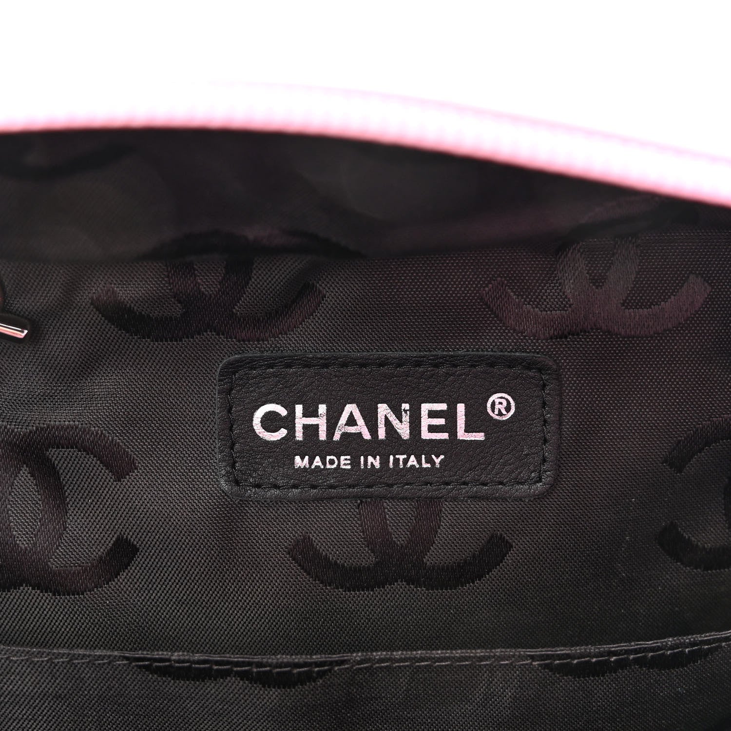 Chanel Calfskin Quilted Large Cambon Multipocket Reporter Pink Black 6 of 10