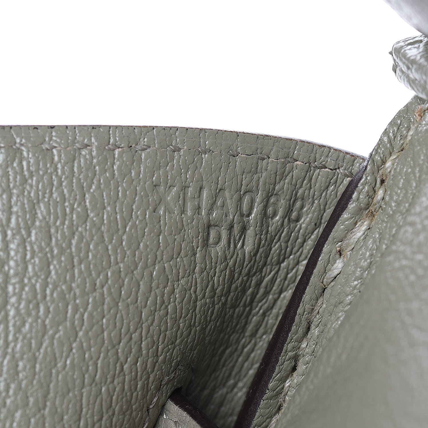 Hermes Taurillon Clemence Birkin 35 Sauge 9 of 28