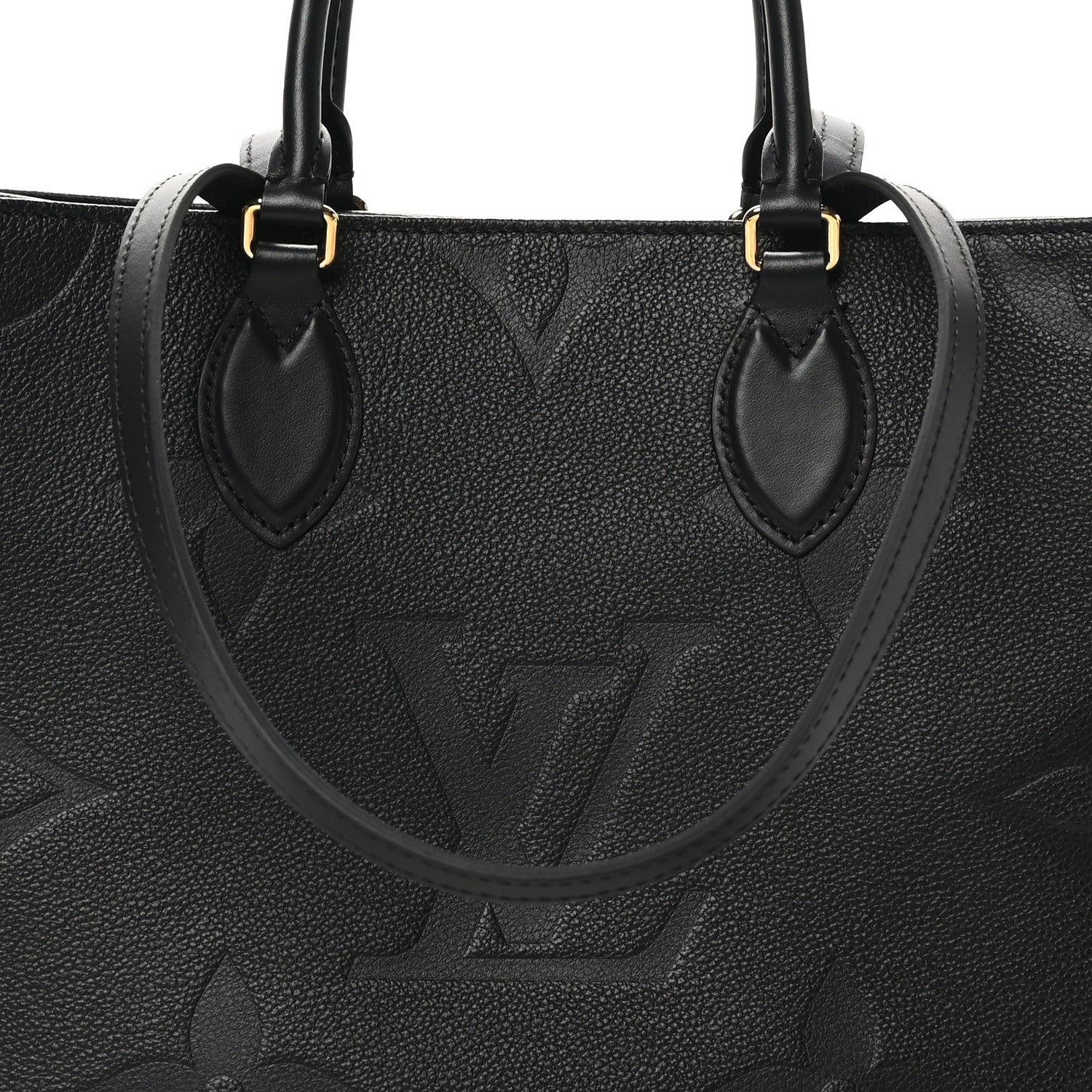 Louis Vuitton Empreinte Monogram Giant OnTheGo MM Black 7 of 9