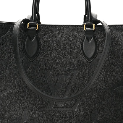 Louis Vuitton Empreinte Monogram Giant OnTheGo MM Black 7 of 9