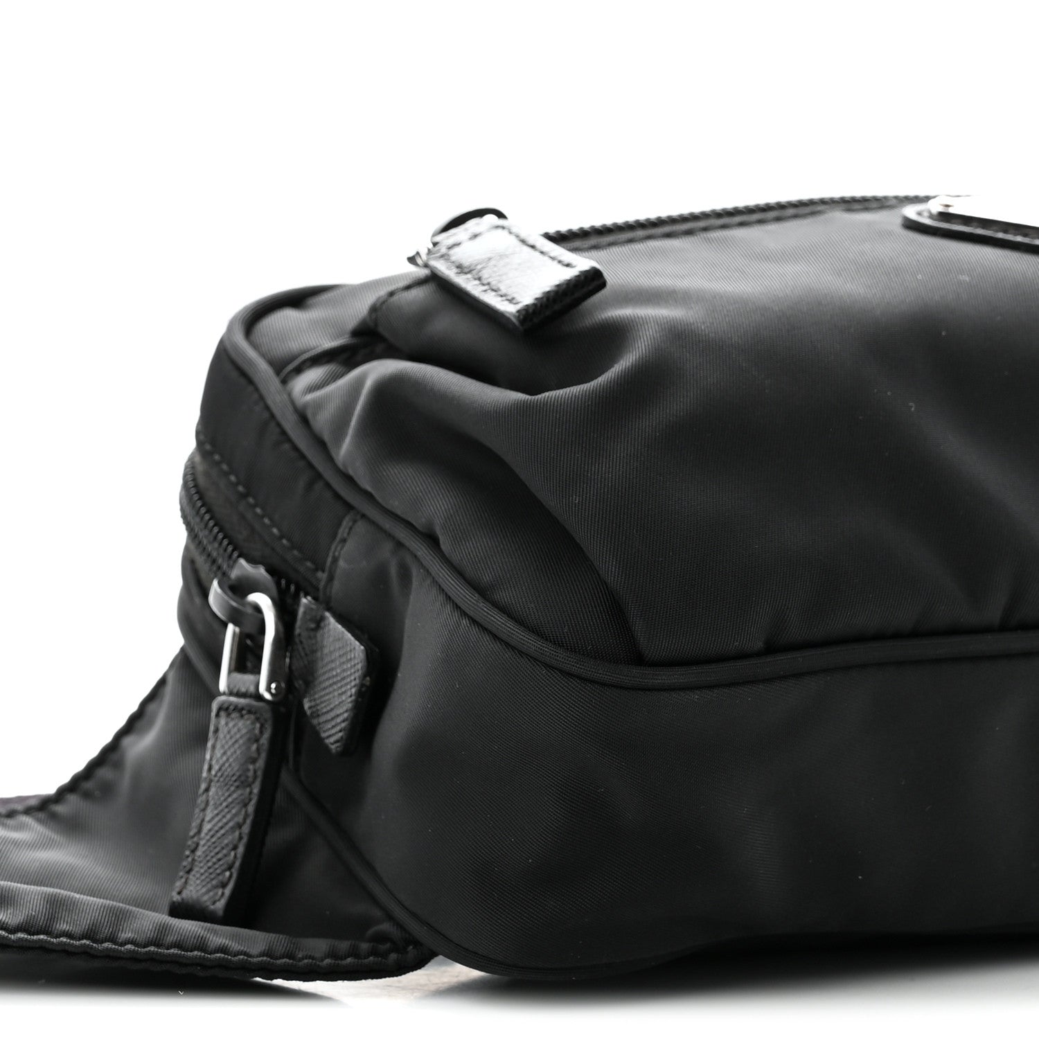 Prada Tessuto Nylon Belt Bag Black 7 of 9