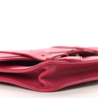 Proenza Schouler Lambskin PS1 Large Chain Wallet Raspberry 8 of 9
