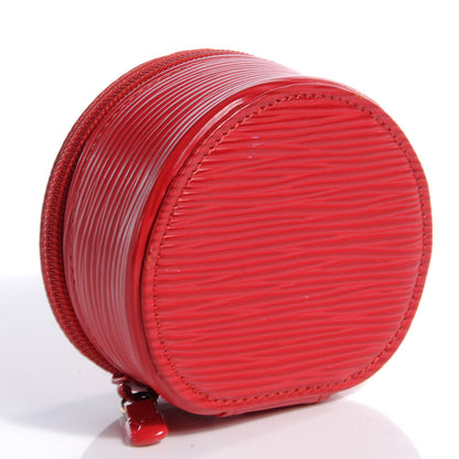 Louis Vuitton Epi Ecrin Bijoux 12cm Jewelry Box Red 4 of 7