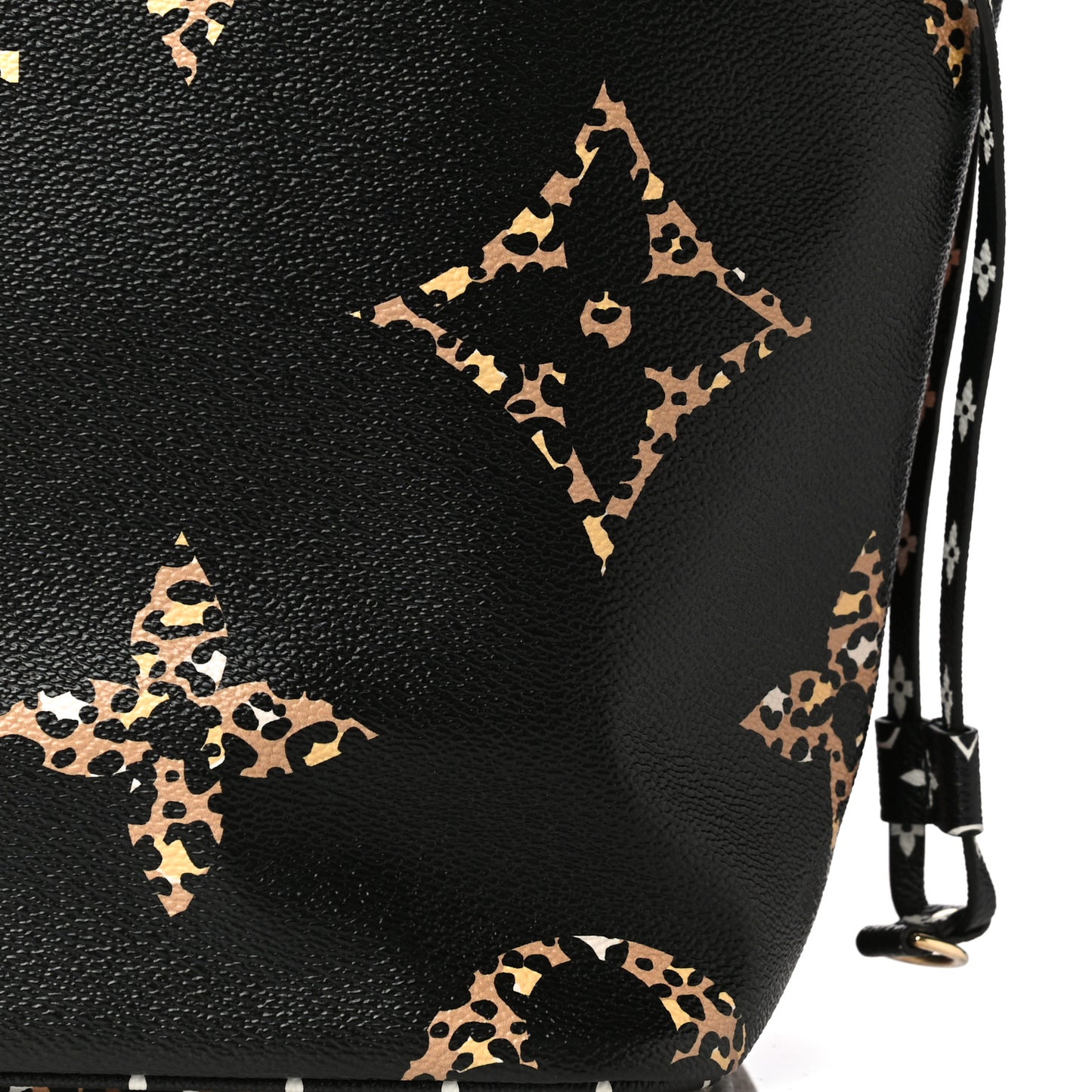 Monogram Giant Jungle Neverfull MM Black