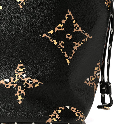 Louis Vuitton Monogram Giant Jungle Neverfull MM Black 13 of 14