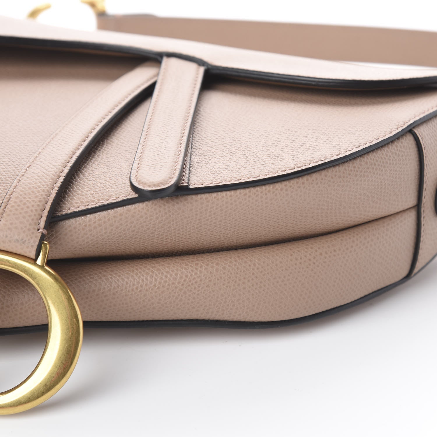 Christian Dior Grained Calfskin Saddle Bag Fard 6 of 8
