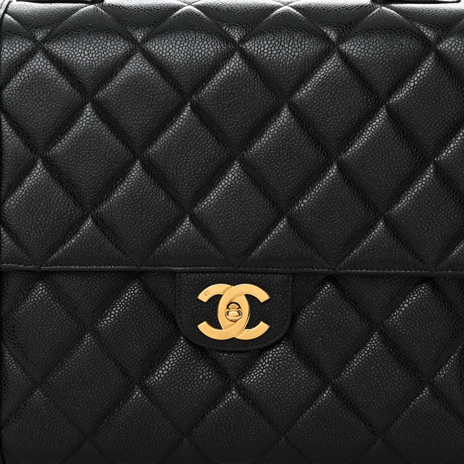 Chanel Caviar Quilted Briefcase Laptop Bag Black 8 of 10