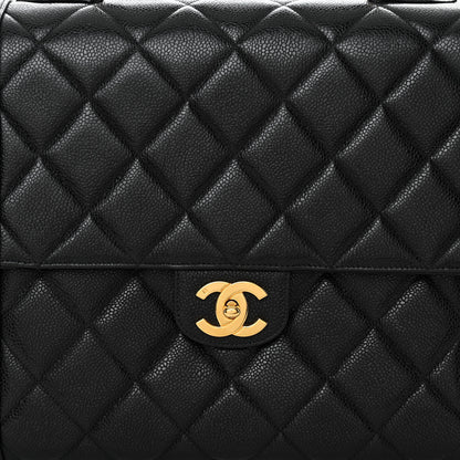 Chanel Caviar Quilted Briefcase Laptop Bag Black 8 of 10