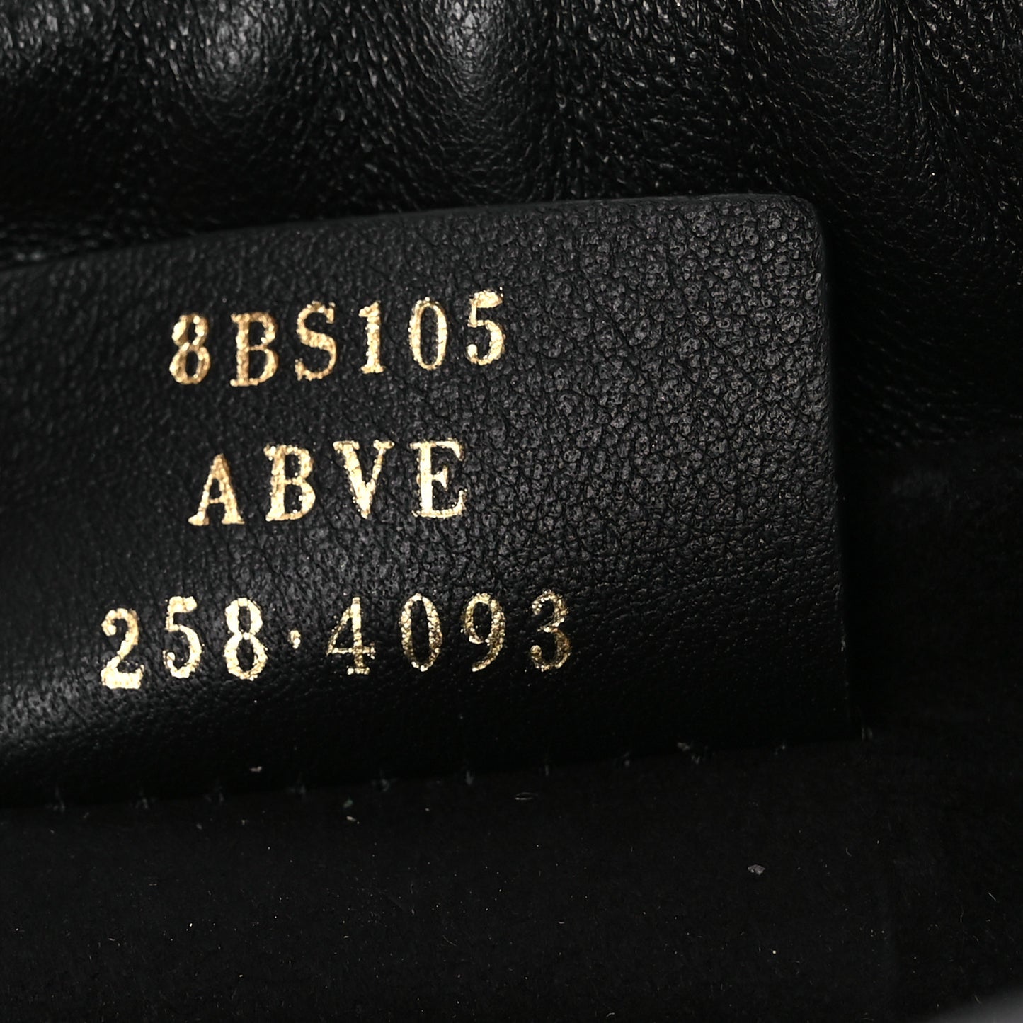 Shiny Nappa Small Mamma Baguette Black