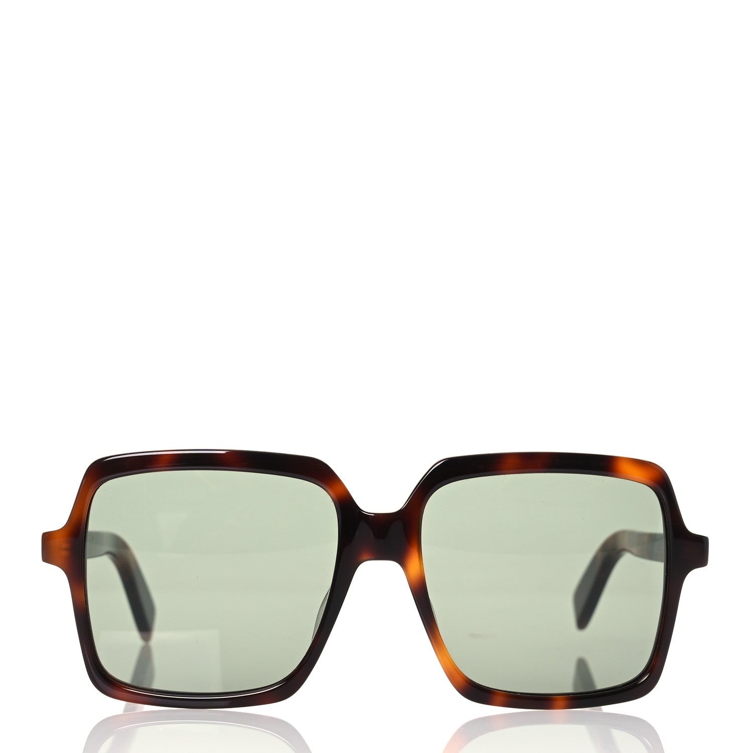 Saint Laurent Oversized SL174 Sunglasses Tortoise 2 of 7