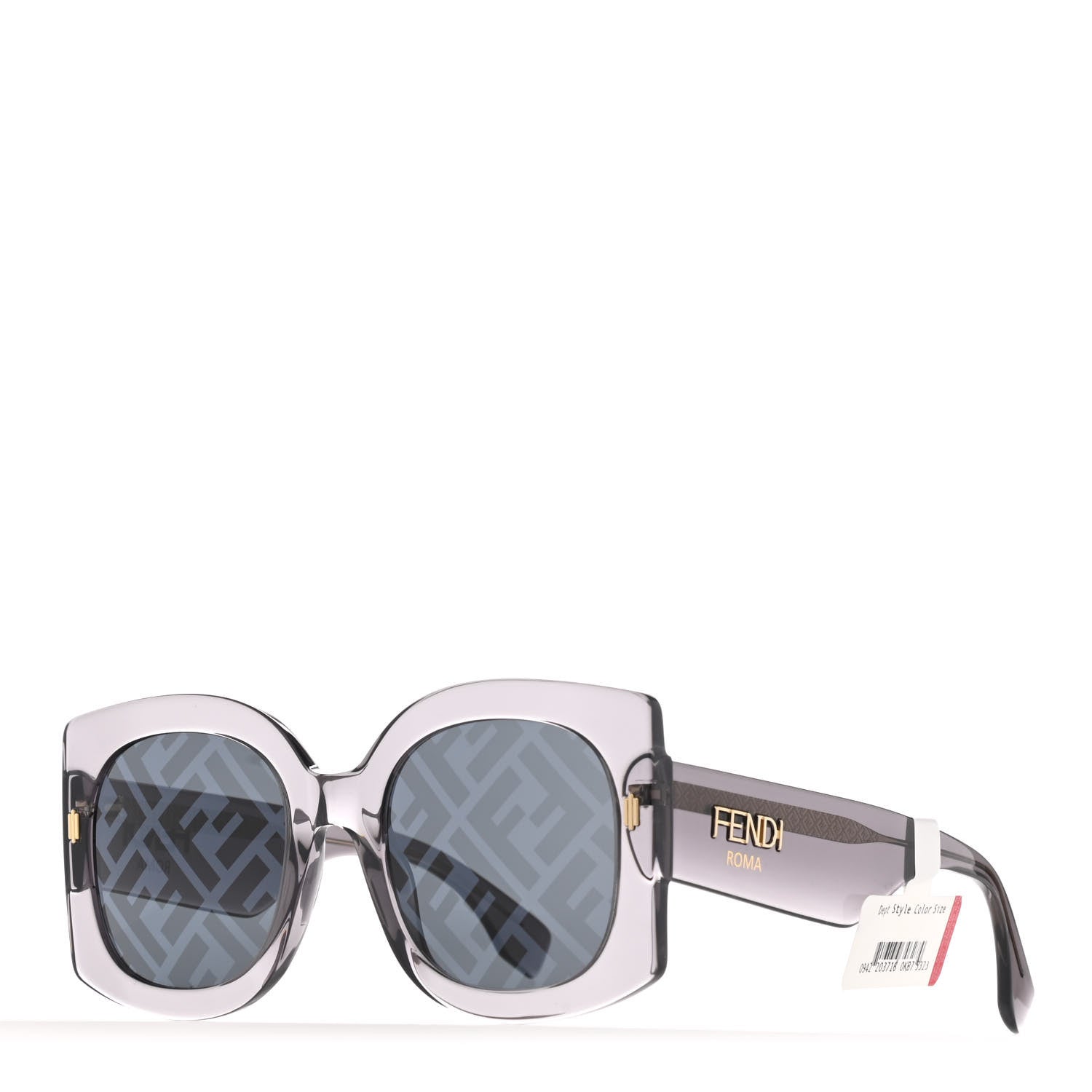 Fendi Acetate FF Sunglasses FF 0436/G/S Grey 1 of 9
