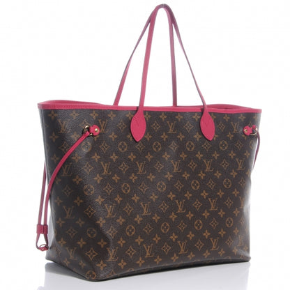 Louis Vuitton Monogram Articles de Voyage Ikat Neverfull GM Rose Indien 10 of 14