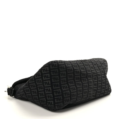 Fendi Zucchino Mama Baguette Black 4 of 8