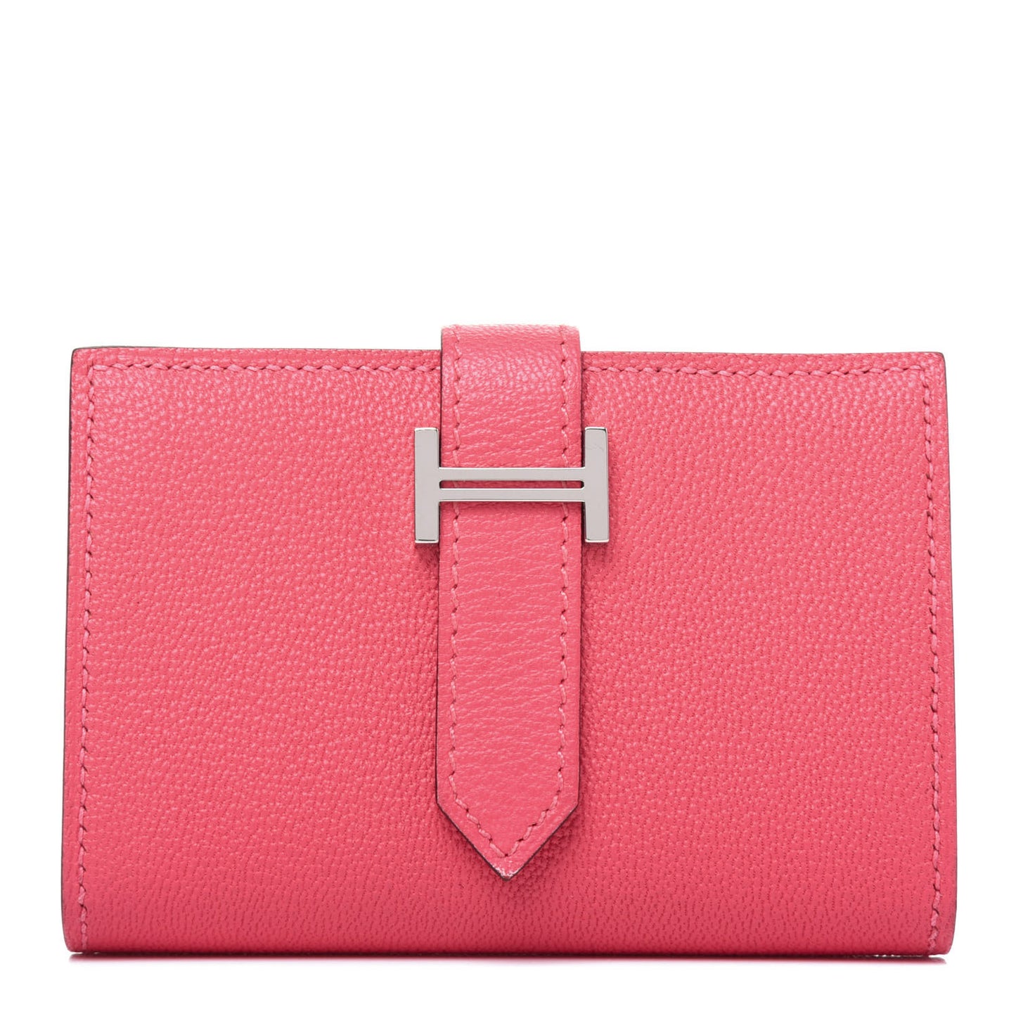 Chevre Mysore Mini Bearn Wallet Rose Lipstick