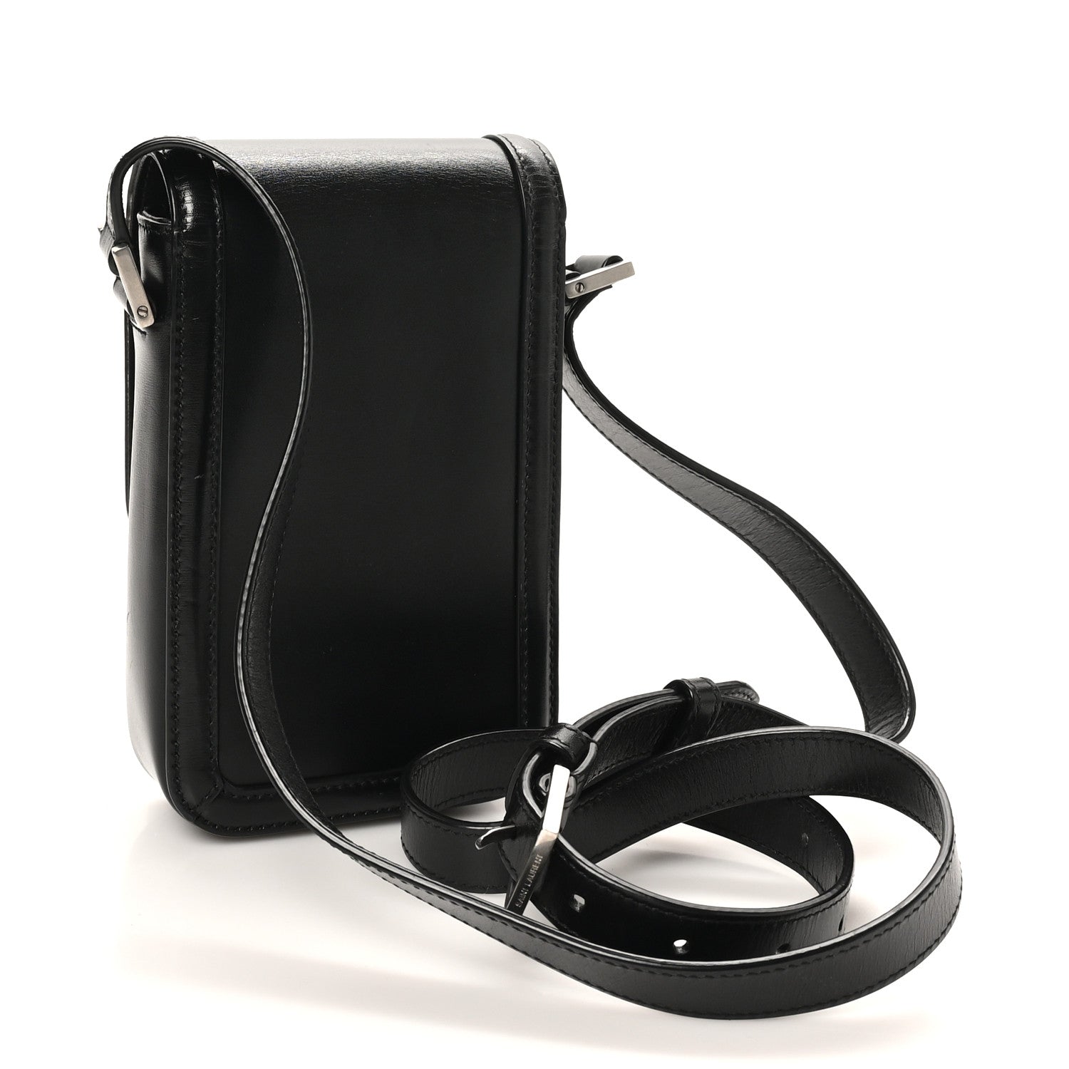 Saint Laurent Smooth Calfskin Mini Solferino Satchel Black 3 of 9