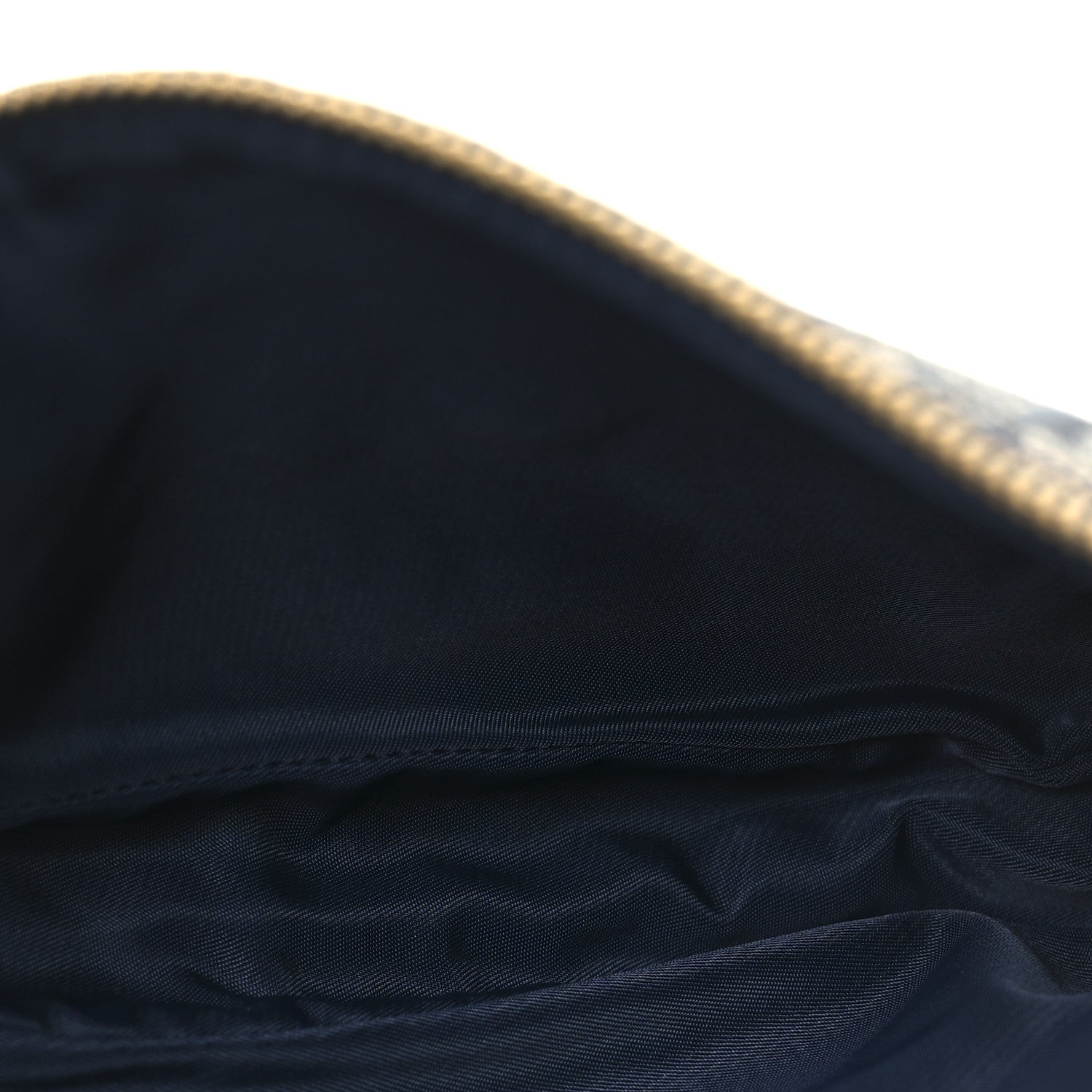 Christian Dior Monogram Mini Saddle Pochette Navy 5 of 13