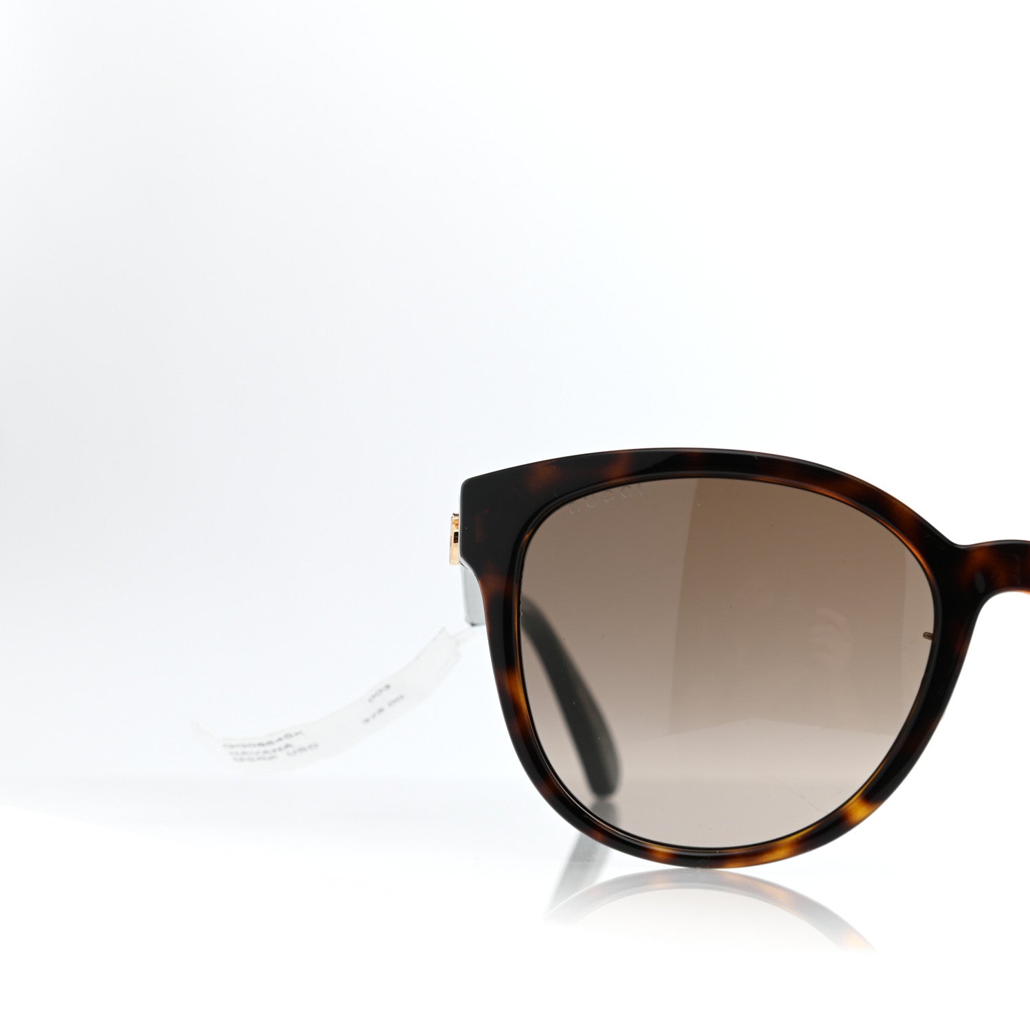 Gucci Acetate Round Eye GG Web Sunglasses GG0854SK Havana 7 of 7