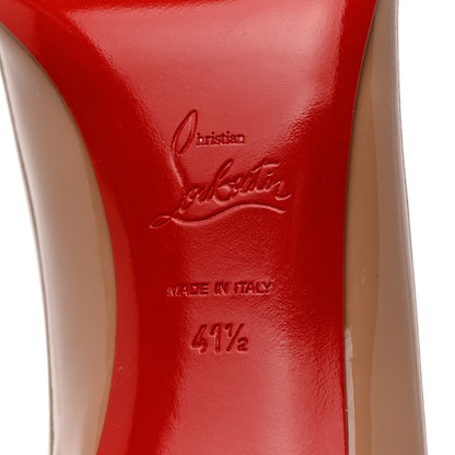 Christian Louboutin Patent Simple 70 Pumps 41.5 Nude 7 of 8