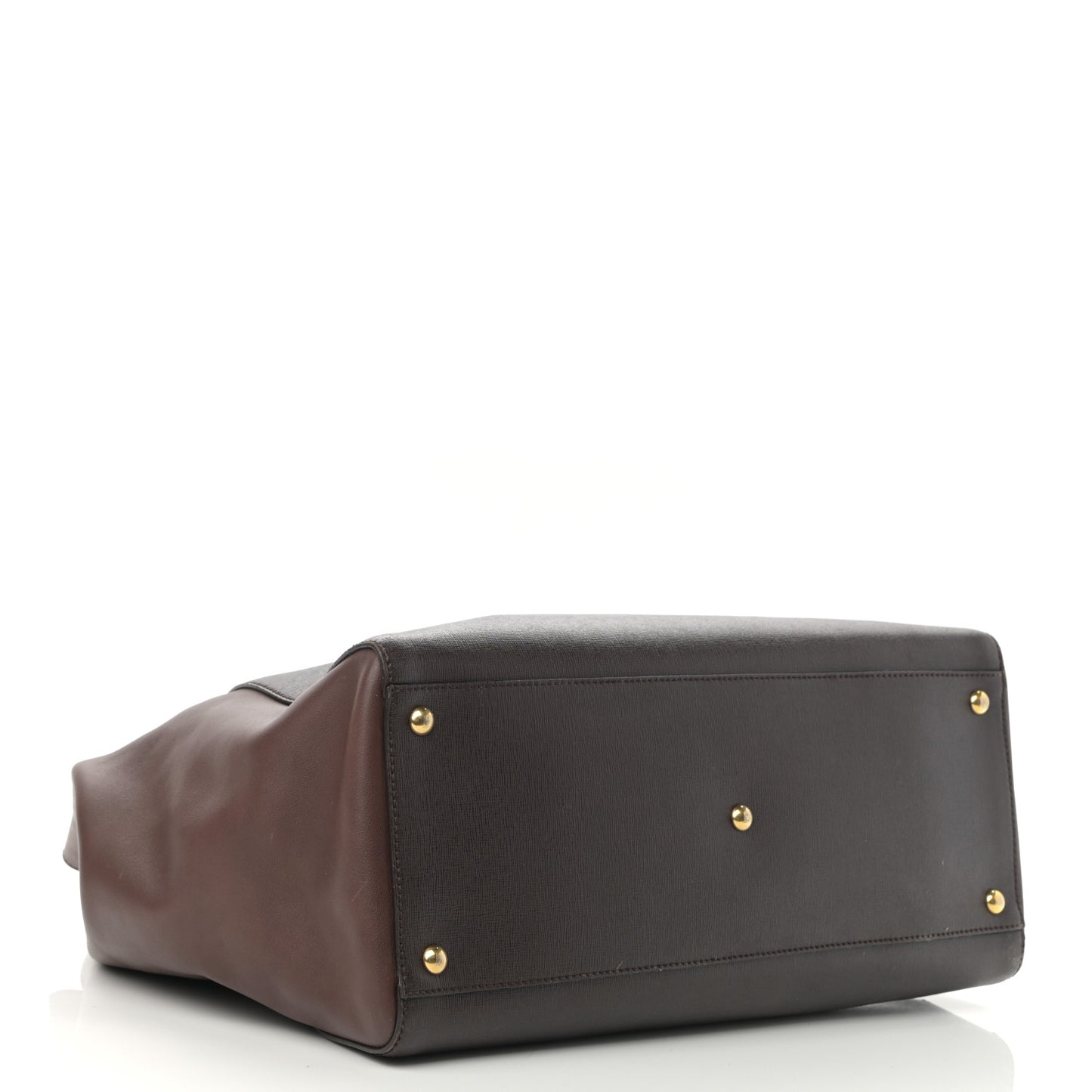 Vitello Elite Flamingo Large 2Jours Tote Moro Marrone Nocciola