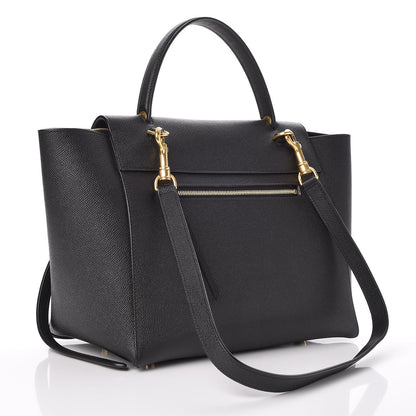 Celine Grained Calfskin Mini Belt Bag Black 3 of 8