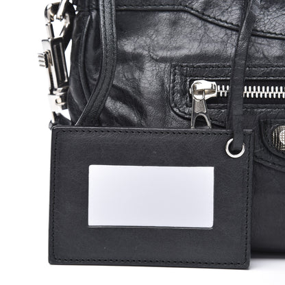 Balenciaga Agneau Giant 12 Silver Hardware Hip Black 10 of 11