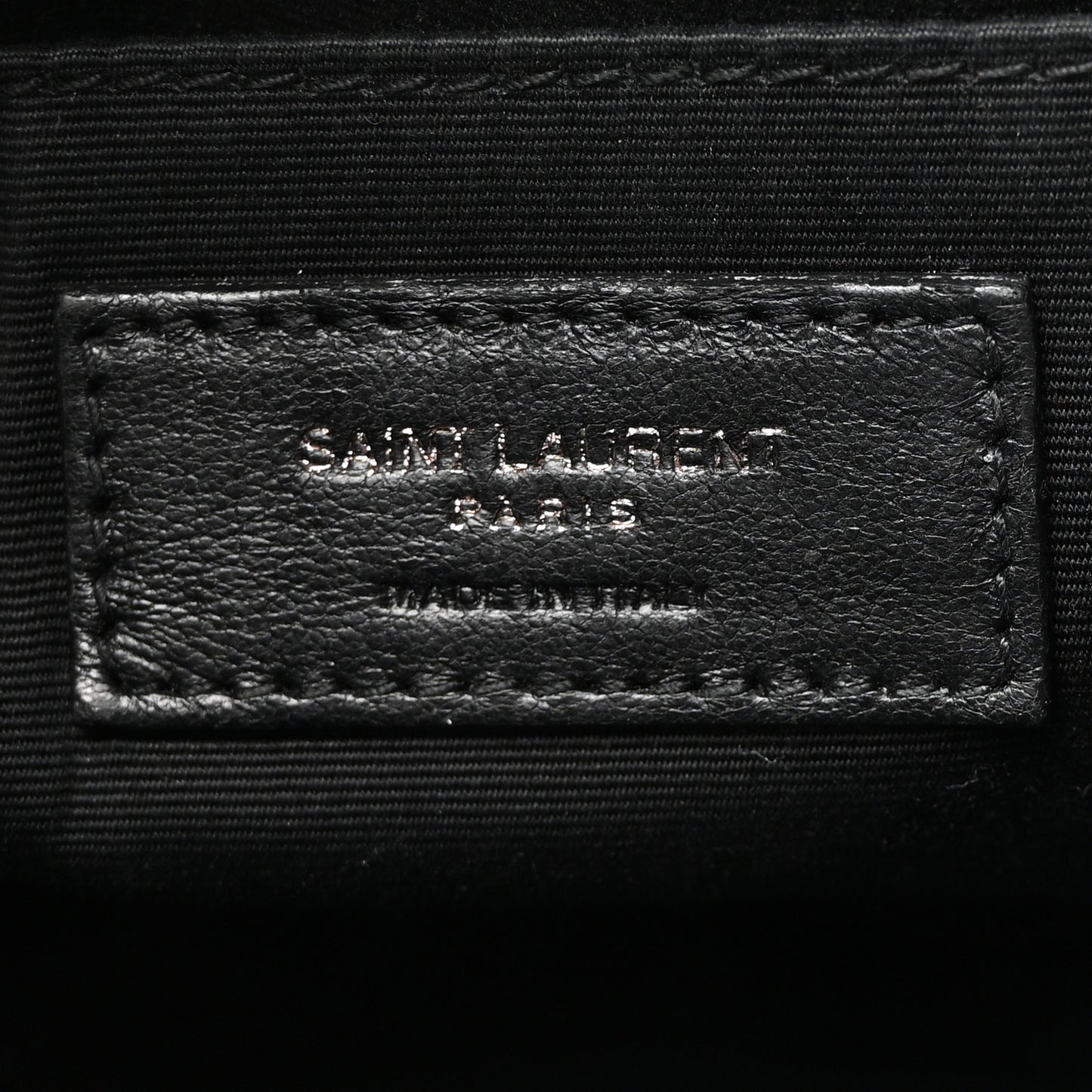 Calfskin Matelasse Monogram Monochrome Lou Camera Bag Black