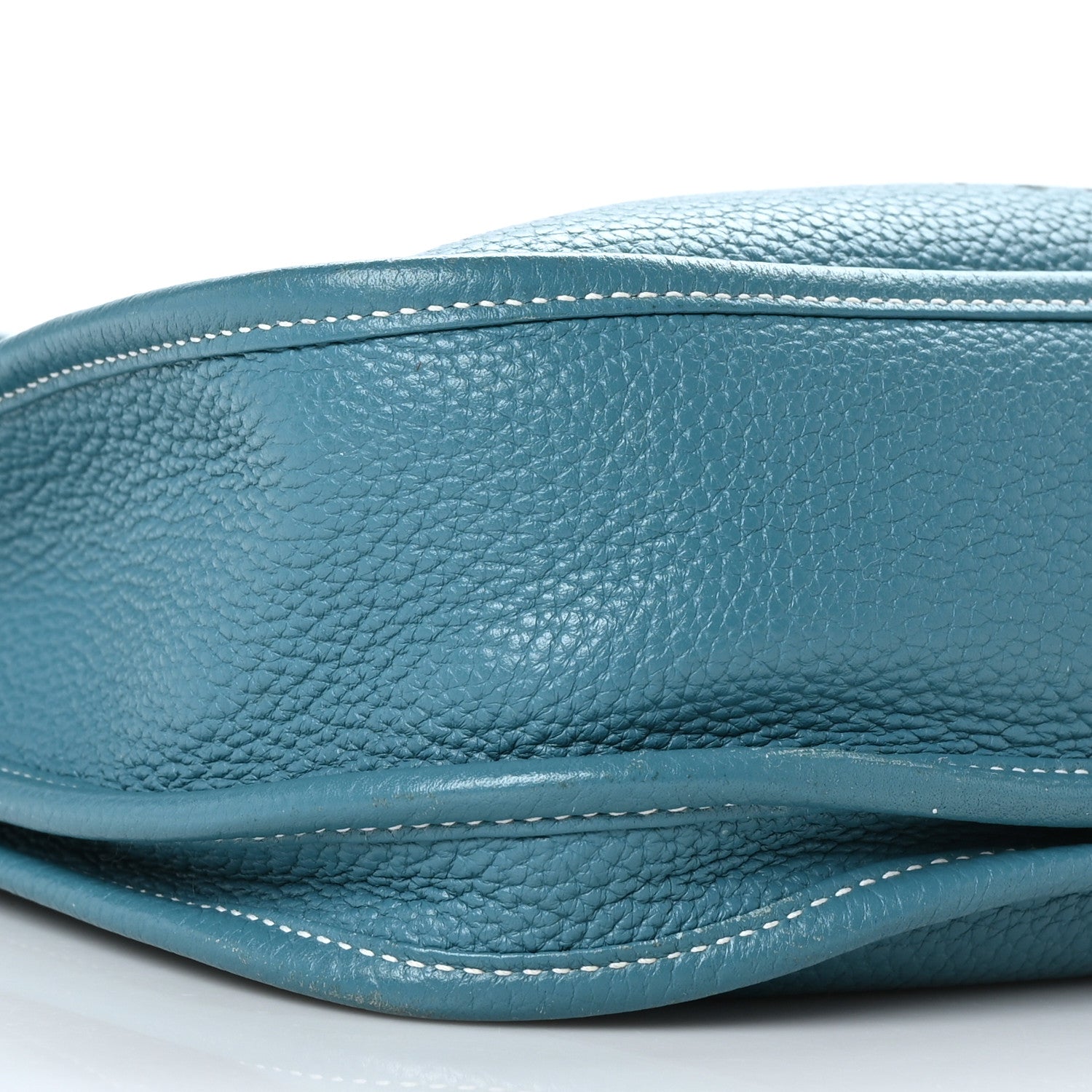 Hermes Taurillon Clemence Evelyne III PM Blue Jean 8 of 11