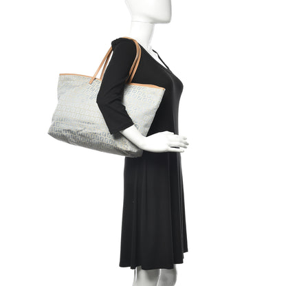 Fendi Zucchino Shopping Tote Blue 2 of 11