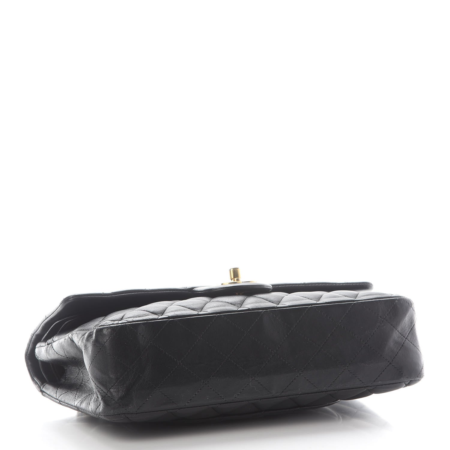 Chanel Lambskin Quilted Medium Double Flap Black 4 of 10