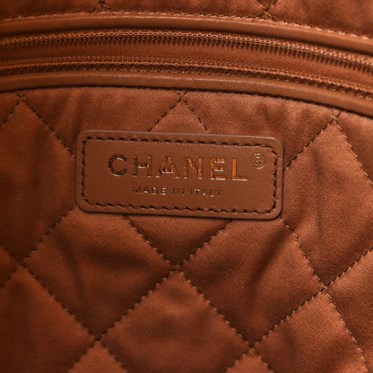 Chanel Shiny Calfskin Quilted Small Chanel 22 Camel 7 of 12